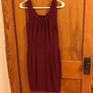 The Limited plum dress with pockets